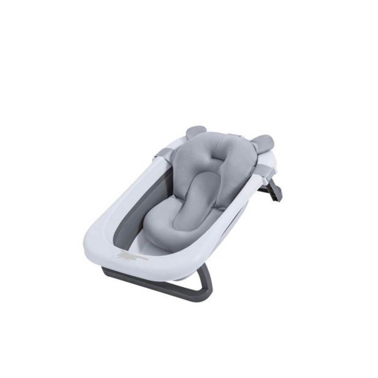 Foldable Silicone Baby Bath with Cushion