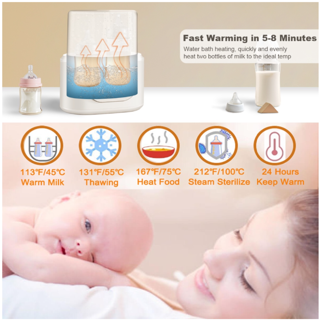 Bottle Warmer & Sterilizer