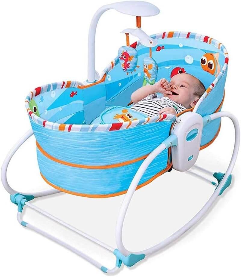 Mastela-5-in-1 Baby Rocker Bassinet