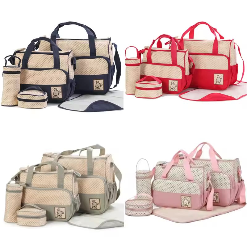 5 PC Nappy Bag